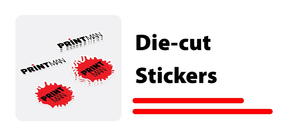 Die-cut stickers