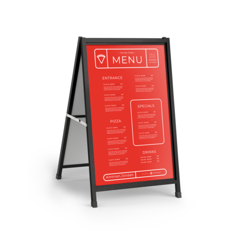 Sidewalk A-Frame Sign