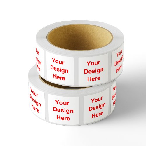 Square label roll