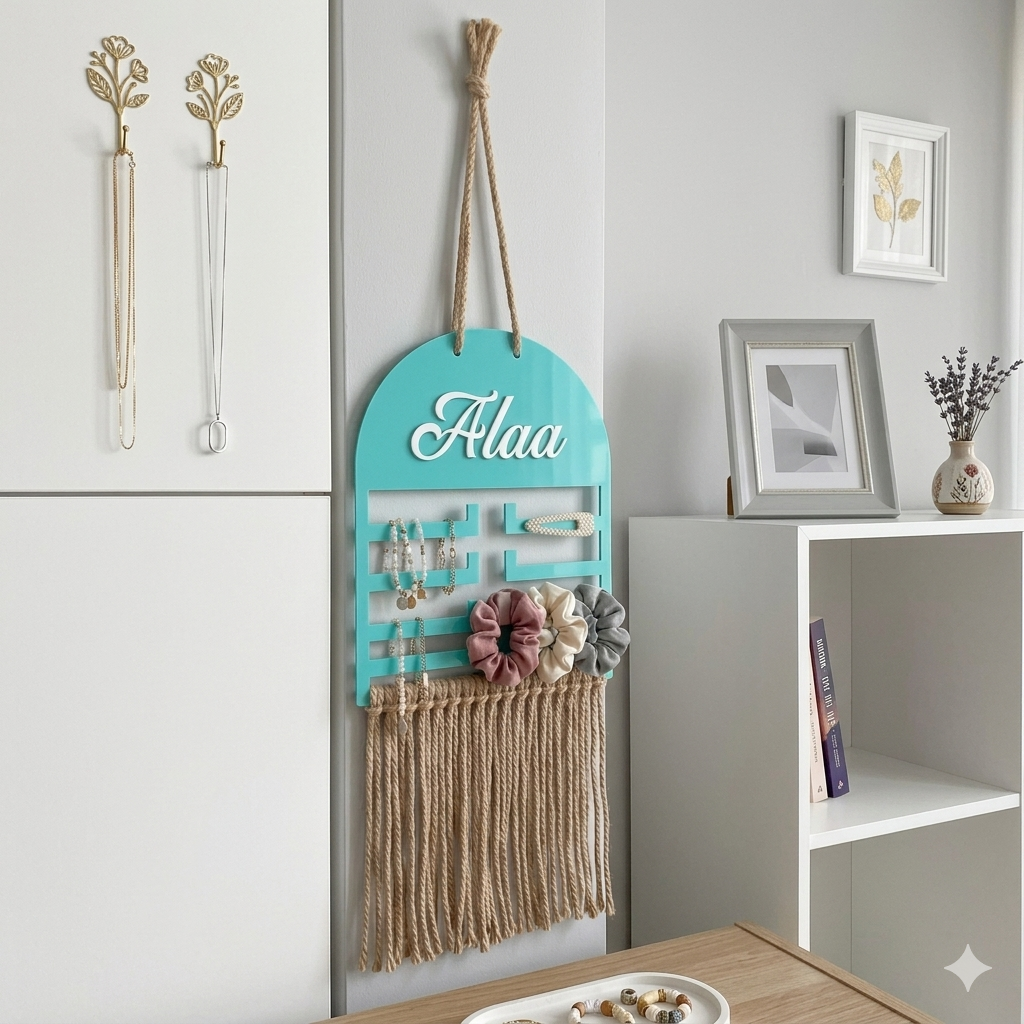 Custom Name Girls Accessory Organizer